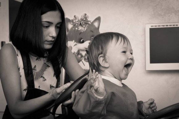 Première coupe de bébé - Melesse - Ma Parenthèse Coiffure