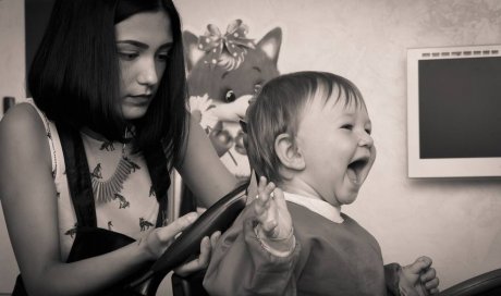 Première coupe de bébé - Melesse - Ma Parenthèse Coiffure