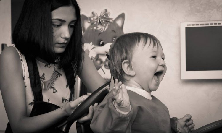 Première coupe de bébé - Melesse - Ma Parenthèse Coiffure